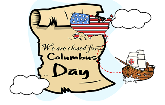 County Government Closed Monday, October 13th in Observance Of Columbus Day