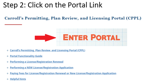 Step 2: Click on the Portal Link