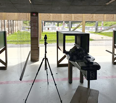 Rifle range at Hap Baker Firearms Facility