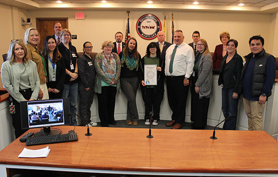Board of Commissioners Commemorate Homeless Youth Awareness Month